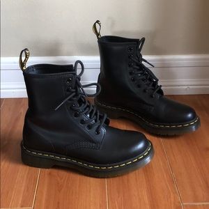 Black Doc Martens Lace Up Boots